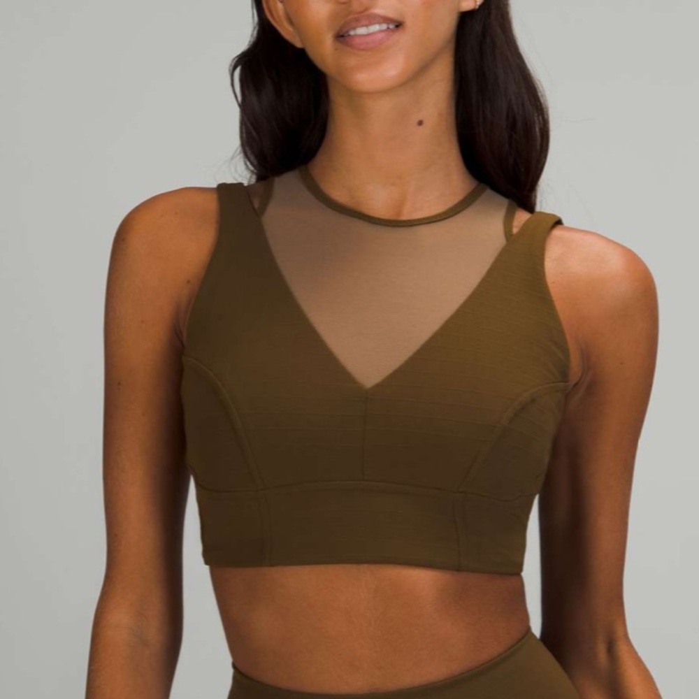 Lululemon LAB Mesh High-Neck Bra